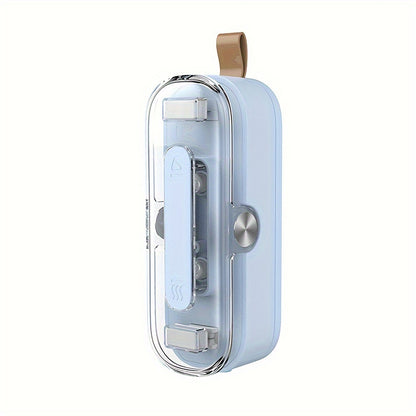 2-in-1 Mini Bag Sealer & Cutter - Portable Heat Vacuum Sealing Machine for Fresh Food, Snacks, Cookies Storage