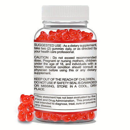 Keto Gummies-Apple Cider Vinegar Formulated With Pomegranate Beet Juice Powder B12 Vegan 60 Gummys,