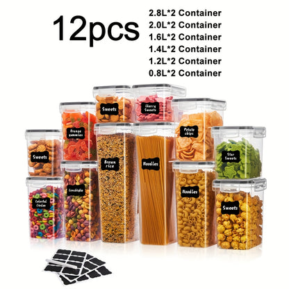 Sealed Food Storage Containers With LIDS 48pcs