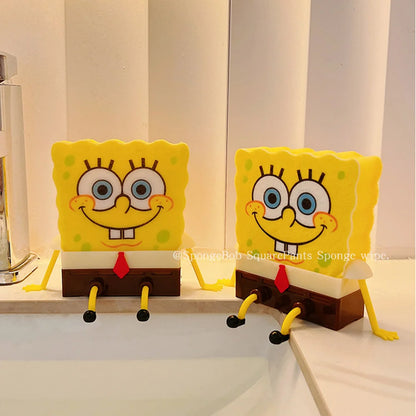 SpongeBob SquarePants Sponge Brush Dish Washing Brush Drain Rack