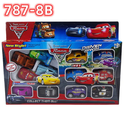 12Pcs Disney Pixar Cars Lightning McQueen Jackson Storm Mater