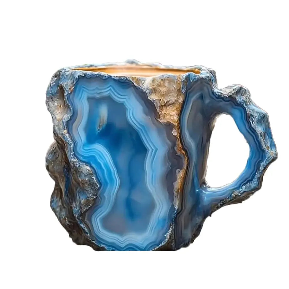 Mineral Crystal Coffee Mugs Volcano Colorful Crystal Christmas Mugs