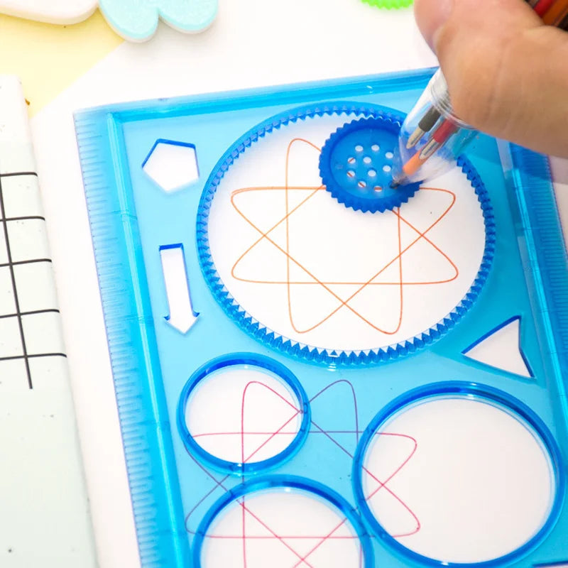 Geometry Spirograph Drawing Stencils Set Painting Template Art Crafts