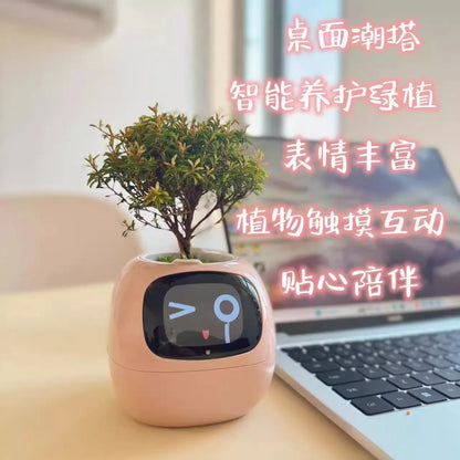 Ivy Plant Pet Robot Creative Interaction Tamagotchi Pet Small Pot App Control Cute Smart Flower Custom Plants Express Emotions