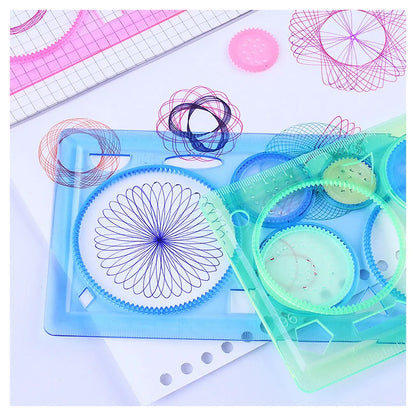 Geometry Spirograph Drawing Stencils Set Painting Template Art Crafts