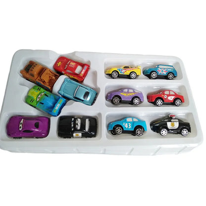 12Pcs Disney Pixar Cars Lightning McQueen Jackson Storm Mater