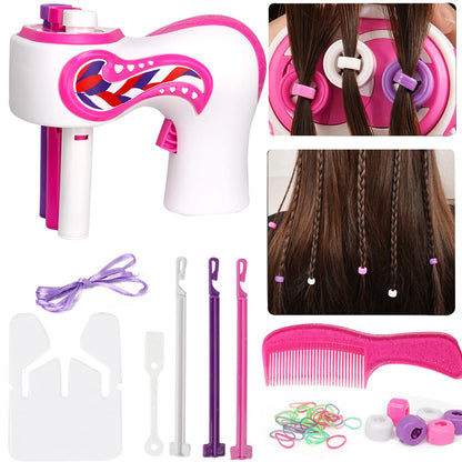 Automatic Hair Knitting Machine Braid Hair Tools Twist Knitting Hair Knitting Roll Twisted Xmas