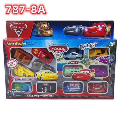 12Pcs Disney Pixar Cars Lightning McQueen Jackson Storm Mater