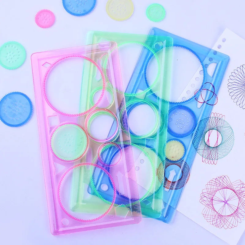 Geometry Spirograph Drawing Stencils Set Painting Template Art Crafts