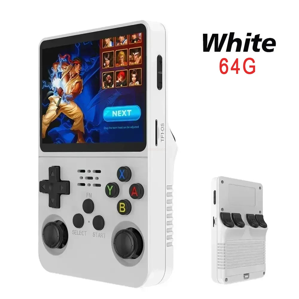 Retro Handheld Video Game Console 3.5 Inch IPS Screen Portable Pocket Video Player 64GB Games