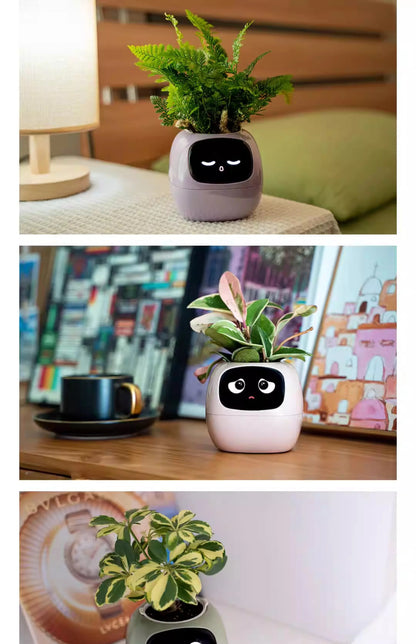 Ivy Plant Pet Robot Creative Interaction Tamagotchi Pet Small Pot App Control Cute Smart Flower Custom Plants Express Emotions