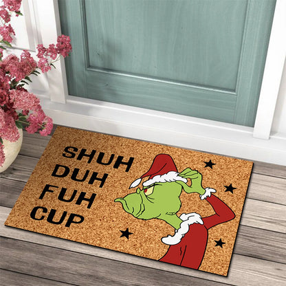 Christmas Door Mats Anti-Slip Rug Decorations For Home Mat Outdoor Mat For Front Door 23.7x 15.9 Inch