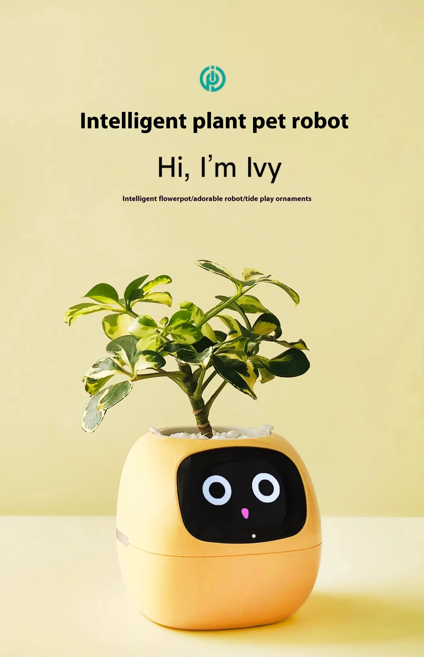 Ivy Plant Pet Robot Creative Interaction Tamagotchi Pet Small Pot App Control Cute Smart Flower Custom Plants Express Emotions