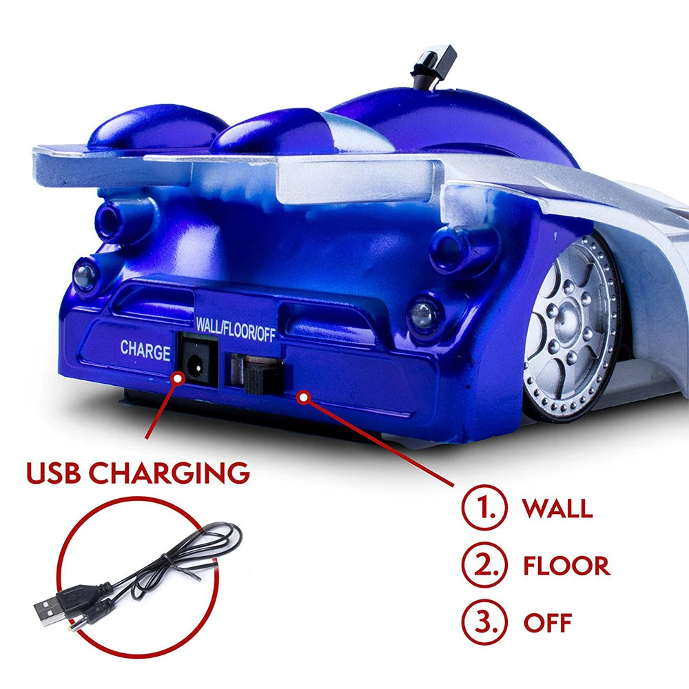 RC Car Climbing Ceilling Electric Car Radio Remote Control Machine Model Anti Gravity Drift RacingToys