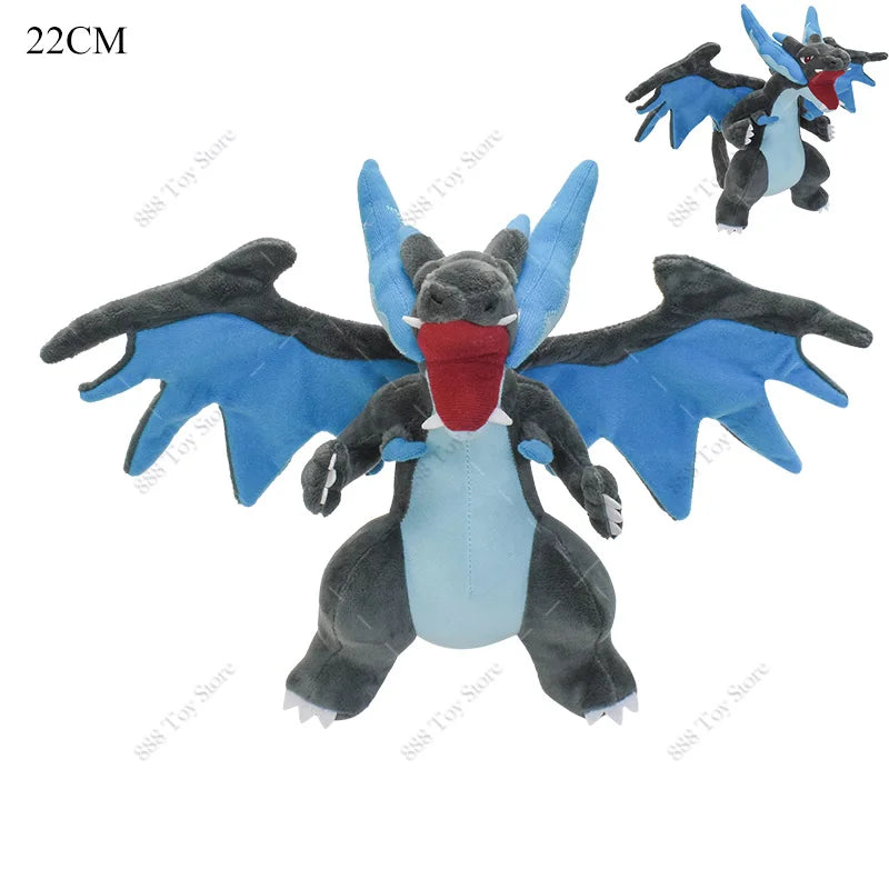 Pokemon Plush Shiny Gyarados Charizard Mega Rayquaza Hisuian Zorua Ho-Oh Lucario Butterfree