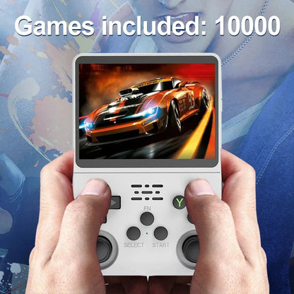 Retro Handheld Video Game Console 3.5 Inch IPS Screen Portable Pocket Video Player 64GB Games