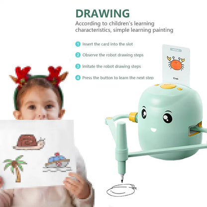 Smart Drawing Robot Intelligent Painting Robot Kids Drawing Toys For Children Birthday Gifts For Girls Early Educational Toys