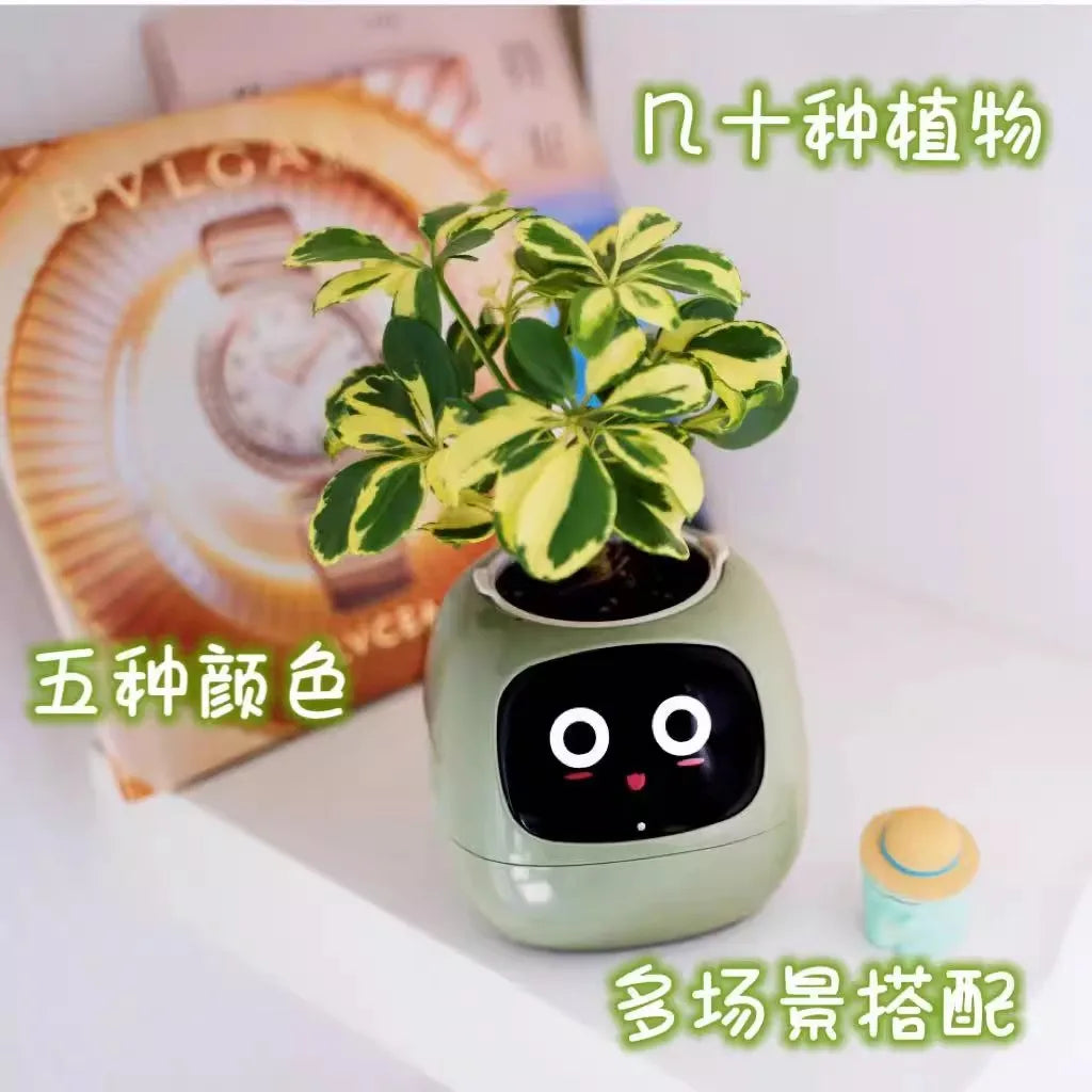 Ivy Plant Pet Robot Creative Interaction Tamagotchi Pet Small Pot App Control Cute Smart Flower Custom Plants Express Emotions