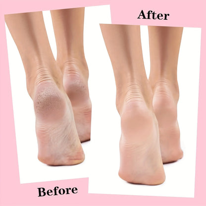 Silicone Gel Moisturizing Foot Socks for Dry, Cracked Feet - Soothing Massage Pedicure Care Tool