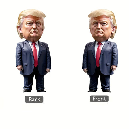 Trump-Inspired Acrylic Christmas Decor Hanging Ornament