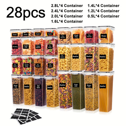 Sealed Food Storage Containers With LIDS 48pcs