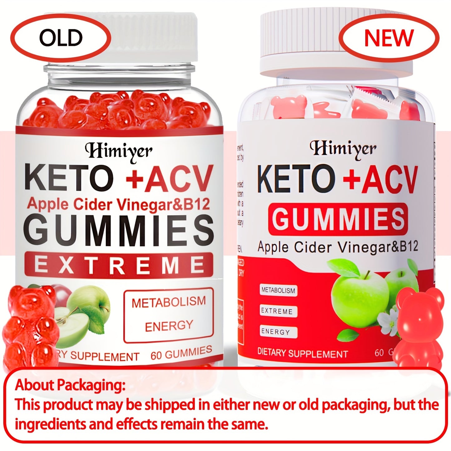 Keto Gummies-Apple Cider Vinegar Formulated With Pomegranate Beet Juice Powder B12 Vegan 60 Gummys,